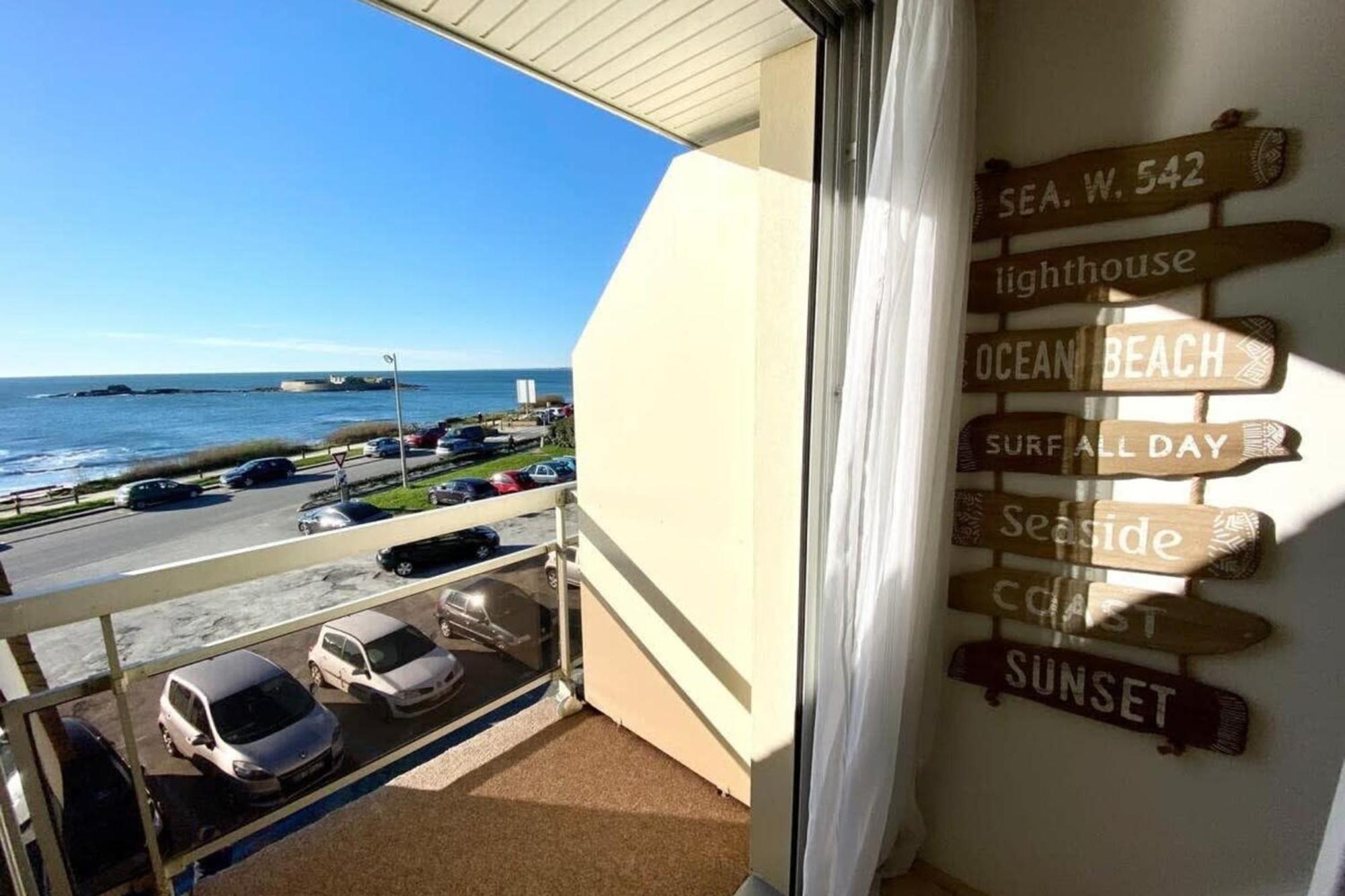 Joli appartement Top Cosy Vue mer imprenable 180 Ploemeur Extérieur photo